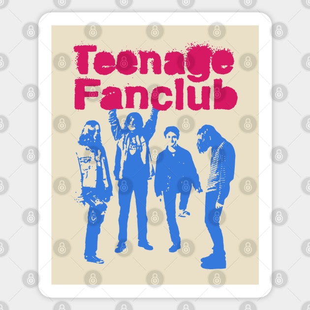 Teenage Fanclub - Fanmade Sticker by fuzzdevil